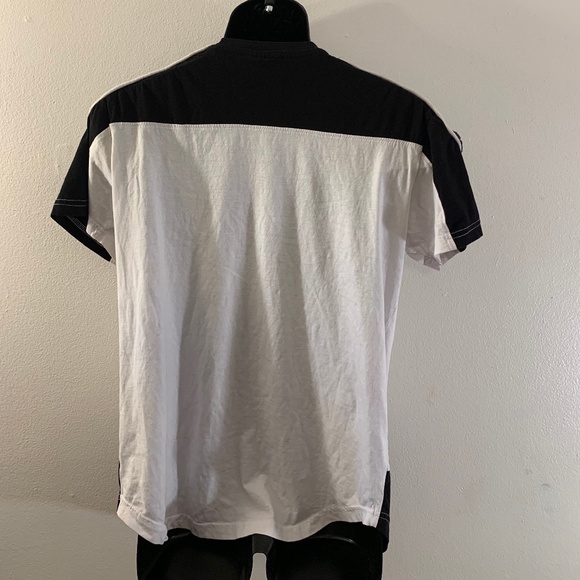 WTO2 T Shirt with Denim Epaulets Large - Picture 3 of 3